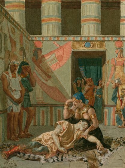 Antony and Cleopatra, act 4, scene 15 by Alexandre Bida
