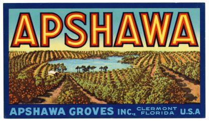 Apshawa Citrus Label by Anonymous