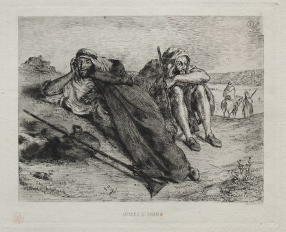 Arabes d’Oran by Eugène Delacroix