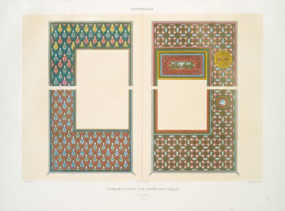 Arabesques; ornementation d’un Qorân mauresque by Émile Prisse d'Avennes