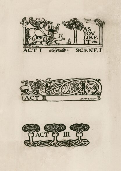 As you like it; Headings 2 by Byam Shaw
