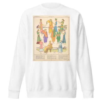 Assyrian – Fashionable ladies by Paul Louis de Giafferri Sweatshirt
