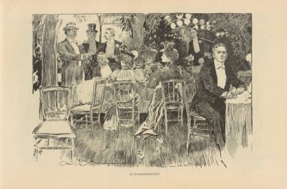 At D’Armenonville by Charles Dana Gibson