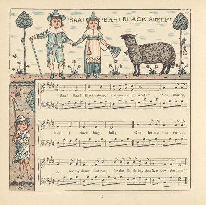 Baa! Baa! Black Sheep by Walter Crane