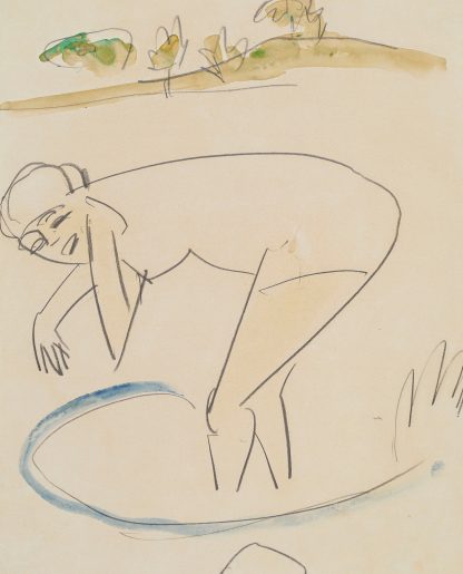 Badende am Ufer by Ernst Ludwig Kirchner