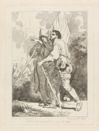 Banditti…Representing Banditti Variously Employed; Giving Orders in Battle by John Hamilton Mortimer