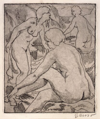 Bathers by Emil Ganso