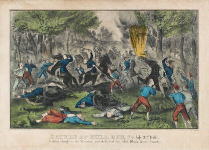 Battle of Bull Run, Va. July 21st 1861 by Currier & Ives.