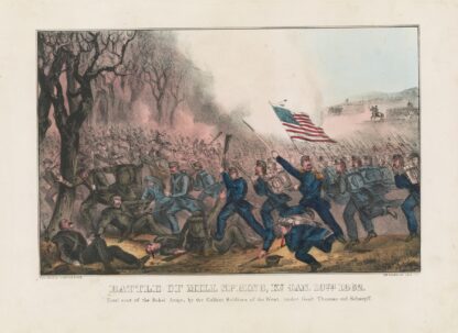 Battle of Mill Spring, Ky. Jan 19th 1862 by Currier & Ives.