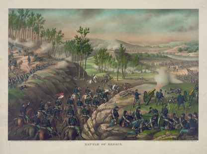 Battle of Resaca–May 13 to 16, 1864 by Kurz & Allison