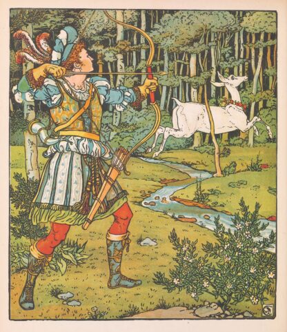 Beauty and the beast Pl. 16 by Walter Crane
