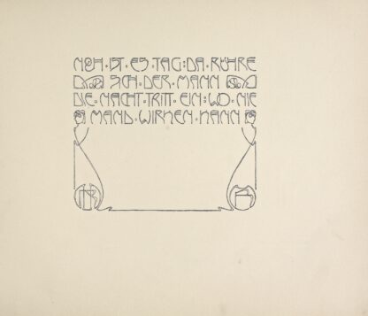 Beispiele kunstlerischer Schrift Pl.052 by Rudolf von Larisch