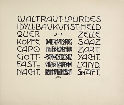 Beispiele kunstlerischer Schrift Pl.061 by Rudolf von Larisch