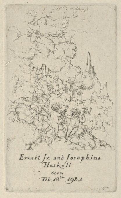 Birth of Ernest Jr., and Josephine Haskell by Ernest Haskell