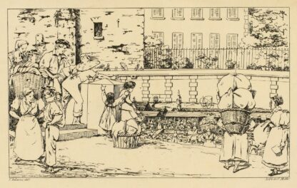 Blanchisseuses by Félix Fortuné Delarue