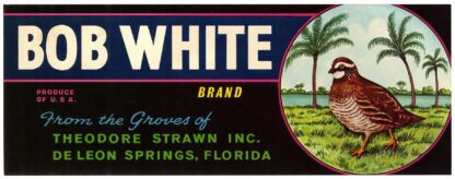 Bob White Brand Citrus Label by Anonymous