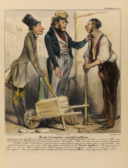 Brevet d’invention, capital 3 millions by Honoré Daumier
