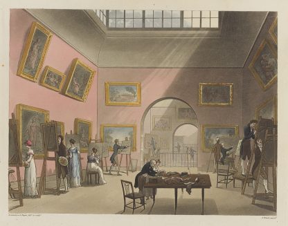 British Institution, by Thomas Rowlandson