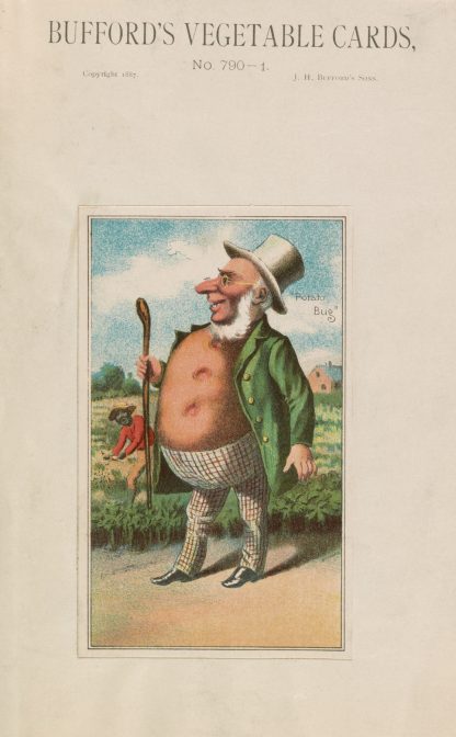 Bufford’s vegetable cards, no. 790-1 [potato] by John H. Bufford's & Sons