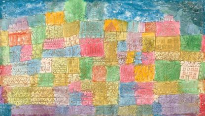 Bunte Landschaft by Paul Klee
