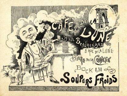 Café de la lune by Anonymous