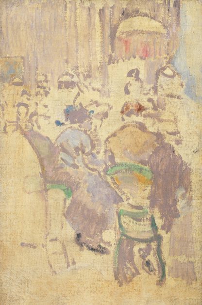 Café Interior, Baccarat, Dieppe by Walter Richard Sickert