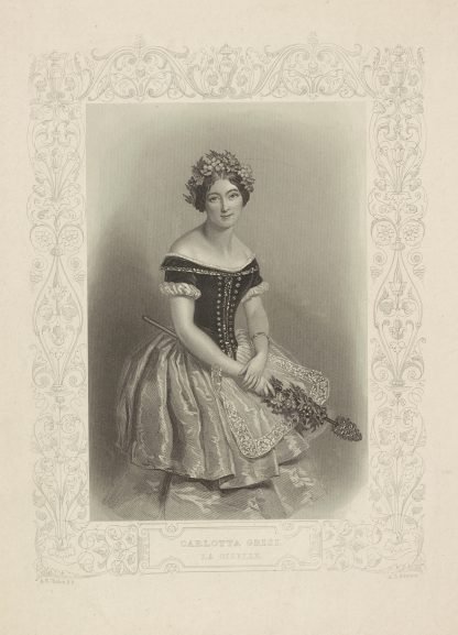 Carlotta Grisi. La Giselle by Alfred Edward Chalon