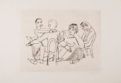 Carouse by Max Beckmann