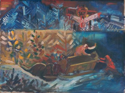 Carrying the Sick by Arnold Peter Weisz-Kubínčan