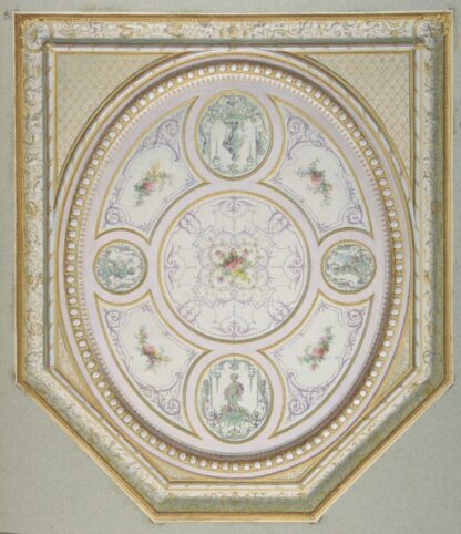 Ceiling Design by Jules-Edmond-Charles Lachaise