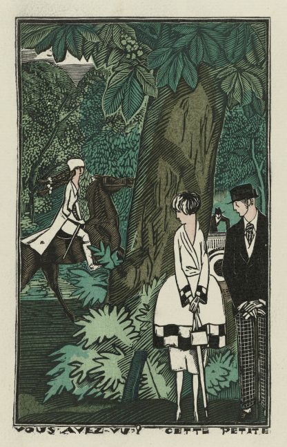 Cette petite ; Robe de promenade en Parquetine de Rodier by Fernand Siméon