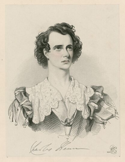 Charles Kean as Hamlet ‘Except my life …’ act 2, sc. 2 by Richard James Lane