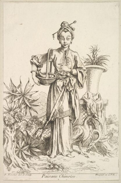 Chinese Peasant by François Boucher