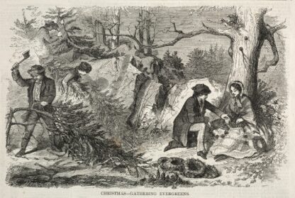 Christmas – Gathering Evergreens by Winslow Homer