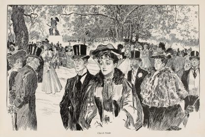 Church Parade by Charles Dana Gibson