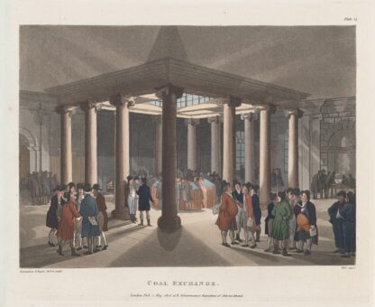 Coal Exchange by Thomas Rowlandson