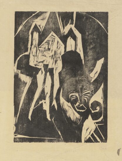 Cocotte on the Street 2 by Ernst Ludwig Kirchner