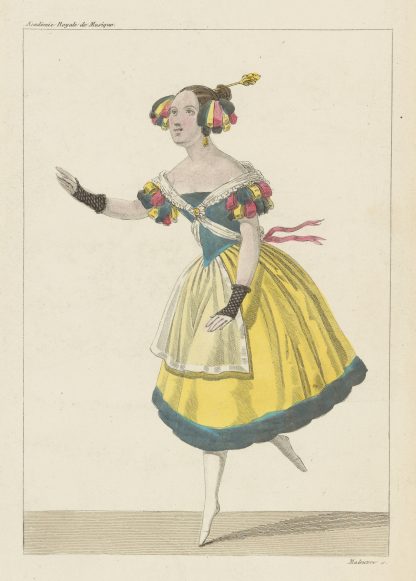 Costume de Mme. Alexis dans le ballet de Stradella, Opéra, Acte IV by Martinet-Hautecoeur