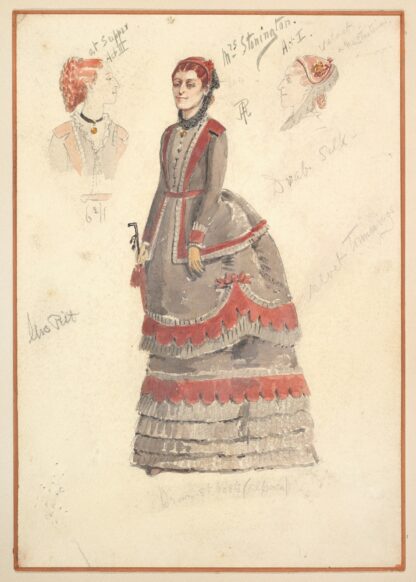 Costume Designs for ‘Mrs. Stonington’ for Act I and Act III by Percy Anderson