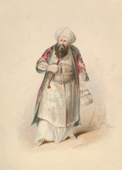 Costume Study for Osmin in the ‘Abduction from the Seraglio’ by W.A. Mozart by Johann Georg Christoph Fries