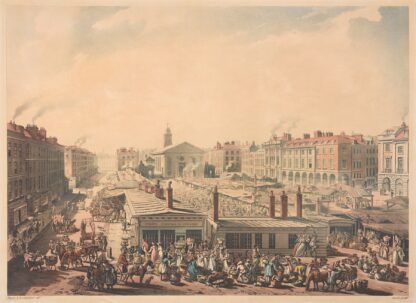 Covent Garden Market by Thomas Rowlandson