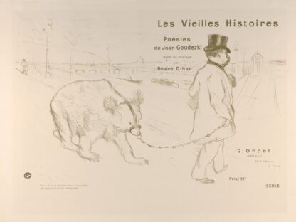 Cover Design for ‘Les Vieilles Histoires’ by Henri de Toulouse-Lautrec