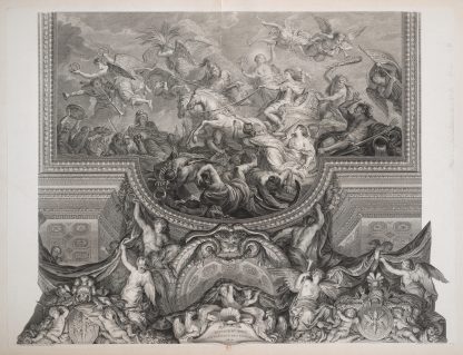 Crossing the Rhine in the presence of enemies, 1672 by Nicolas Gabriel Dupuis