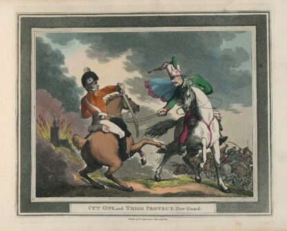 Cut One, and Thigh Protect, New Guard by Thomas Rowlandson
