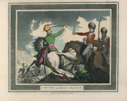 Cut Two & Right Protect by Thomas Rowlandson