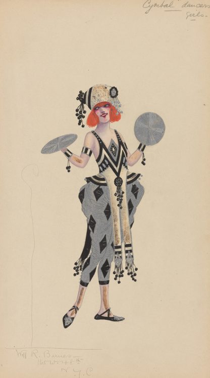 Cymbal Dancers-Girls by Will R. Barnes
