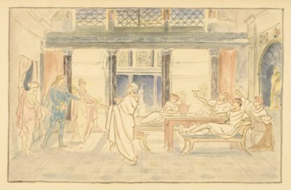 Cymbeline; Act I, Scene IV by Walford Graham Robertson