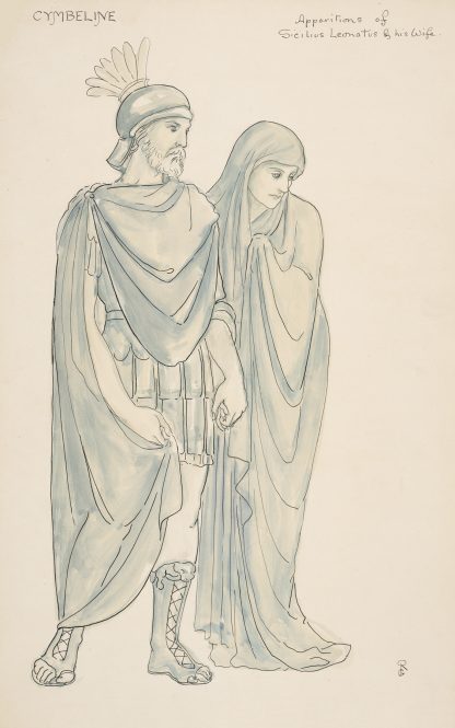 Cymbeline; Apparitions of Sicilius Leonatus & his wife by Walford Graham Robertson