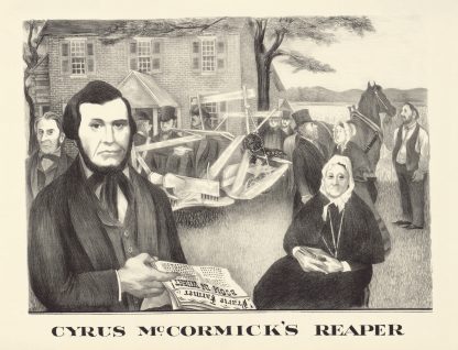 Cyrus McCormick’s reaper by Bernarda Bryson