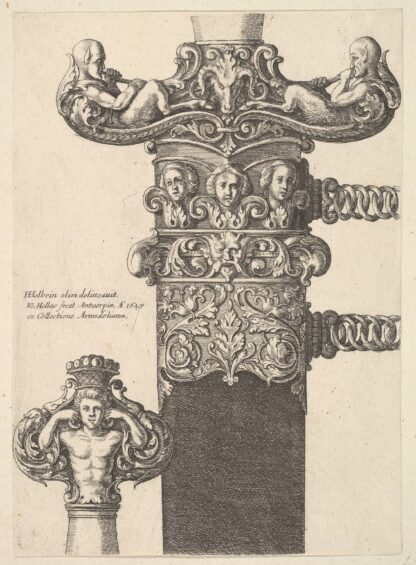 Dagger and scabbard by Wenceslaus Hollar